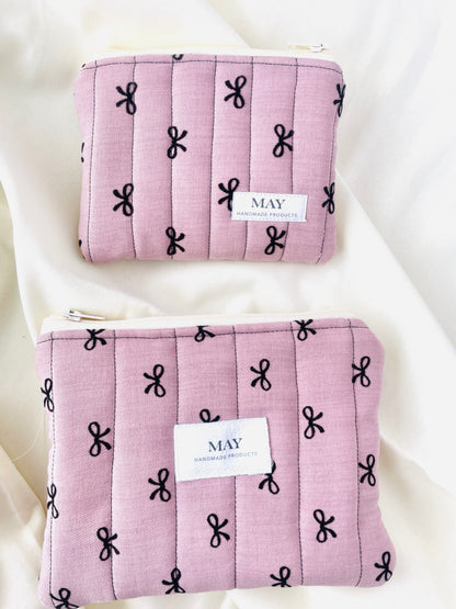 PINK BOW COIN POUCH
