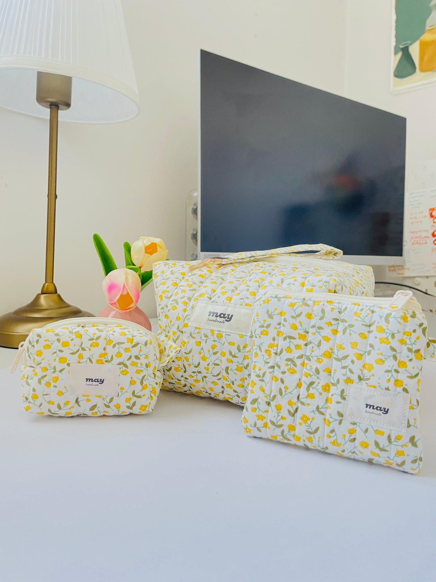 YELLOW DAISY DOT FULL SET
